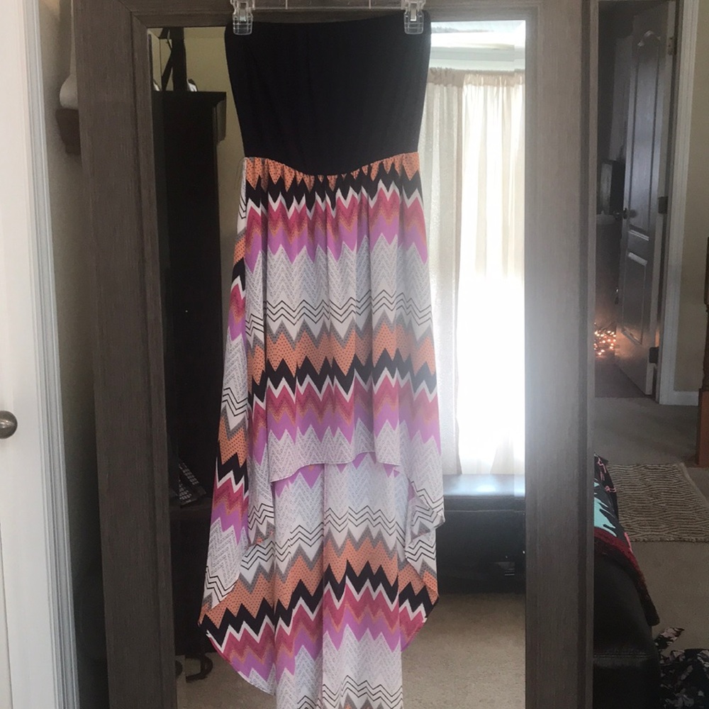 Maxi dress high low